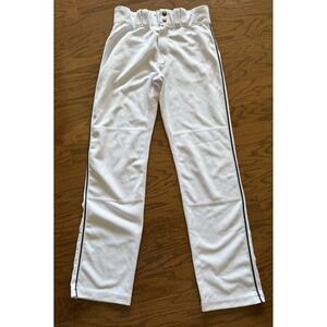 Evoshield White Navy Pinstripe Open Bottom Baseball Pants Men's Small Inseam 30"